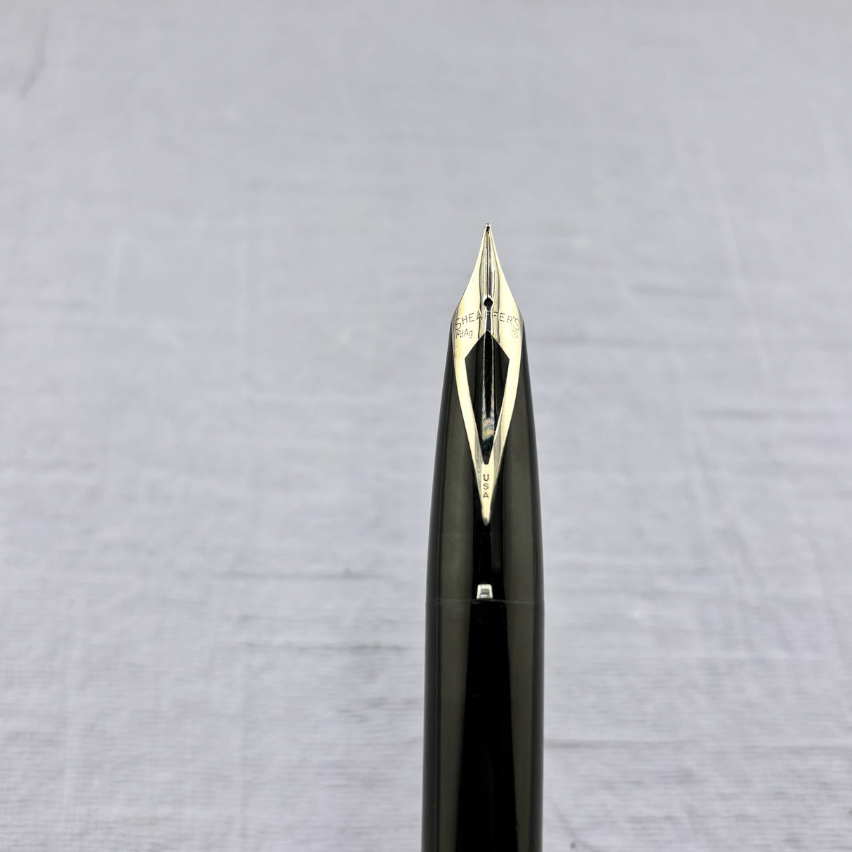 SHEAFFER Pen For Men (PFM I) Black - Palladium Silver Nib - Snorkel Filling System Fountain Pen