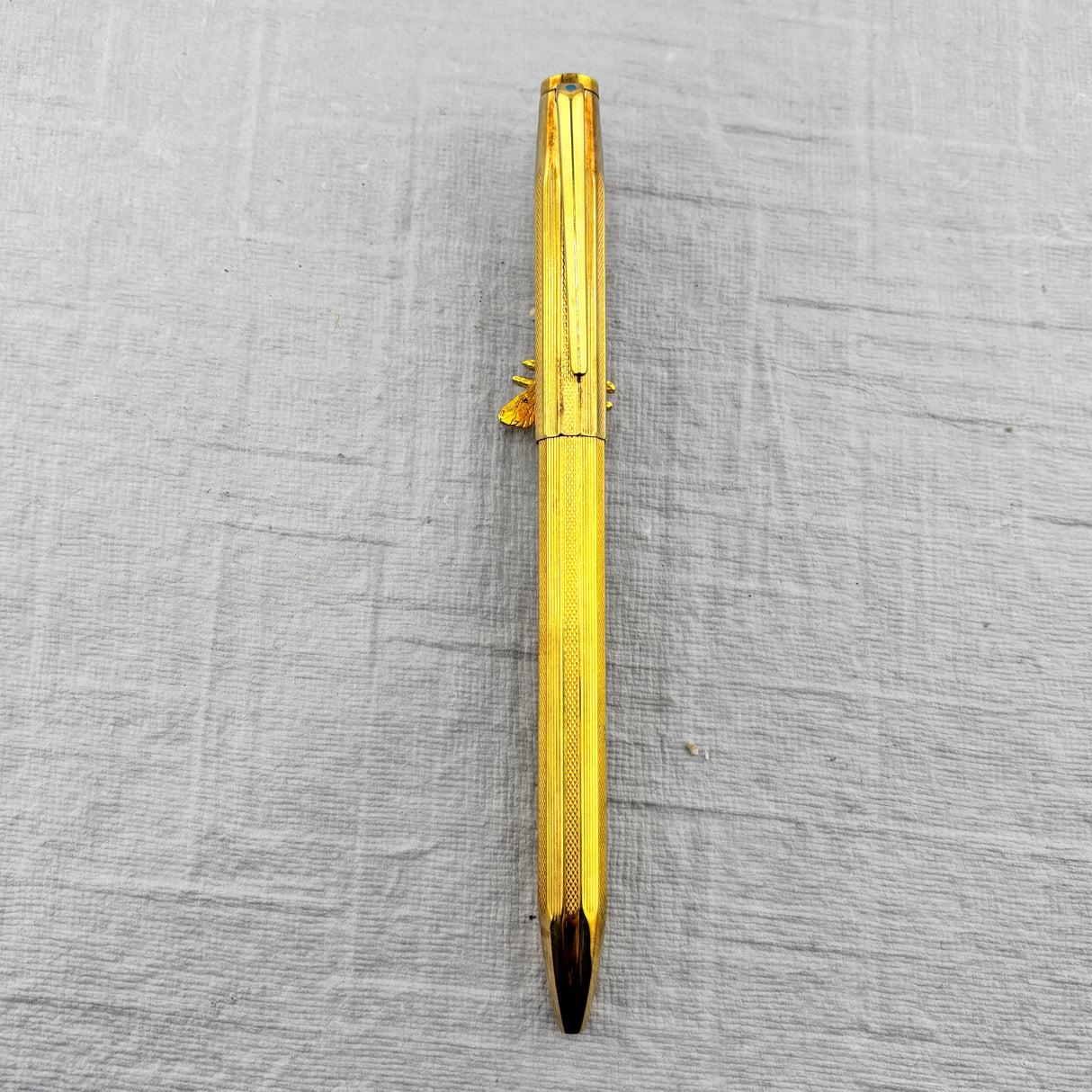 MONTBLANC PIX-O-MAT 4 COLOR MULTI-FUNCTION GOLD-PLATED BALLPOINT PEN