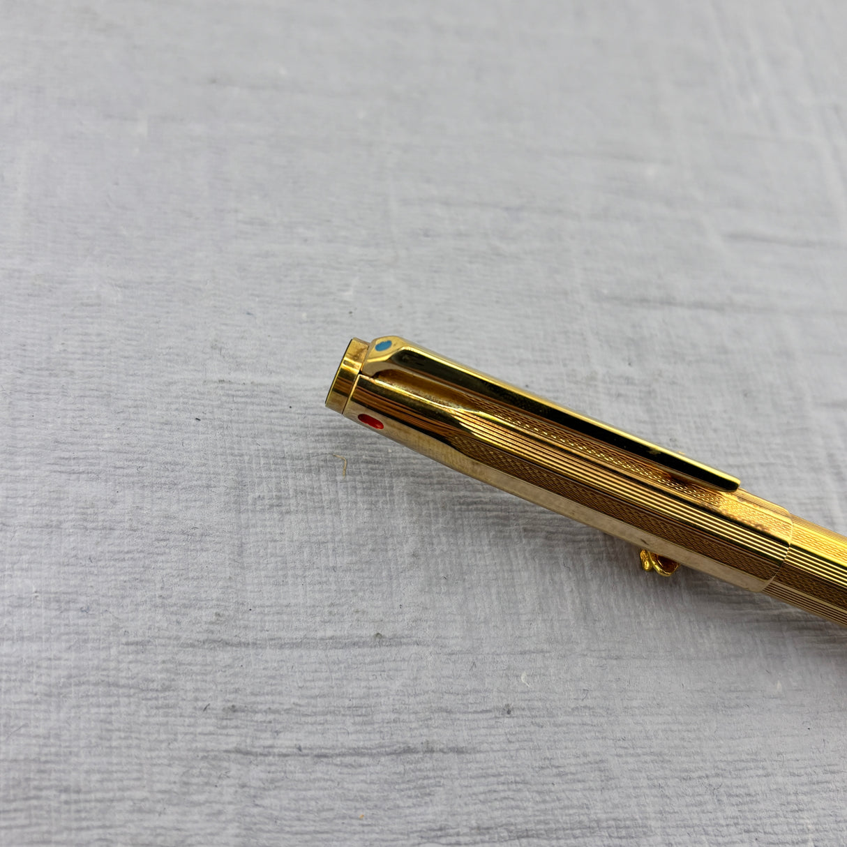 MONTBLANC PIX-O-MAT 4 COLOR MULTI-FUNCTION GOLD-PLATED BALLPOINT PEN
