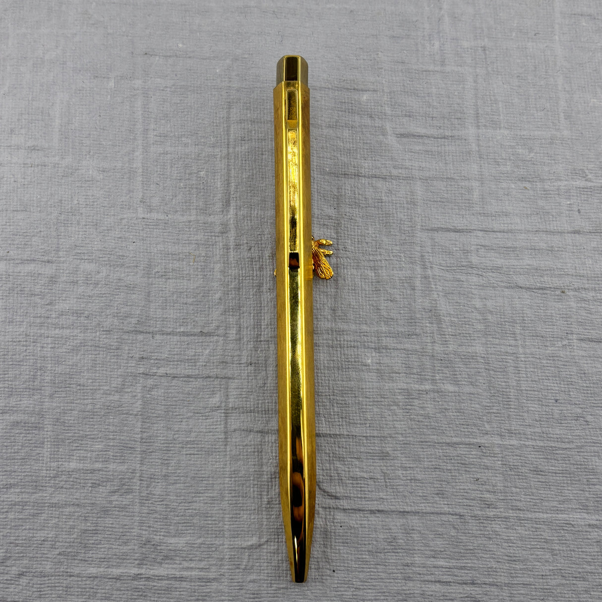 Montblanc Triangular 3 SIDED BALLPOINT PEN - Gold plated