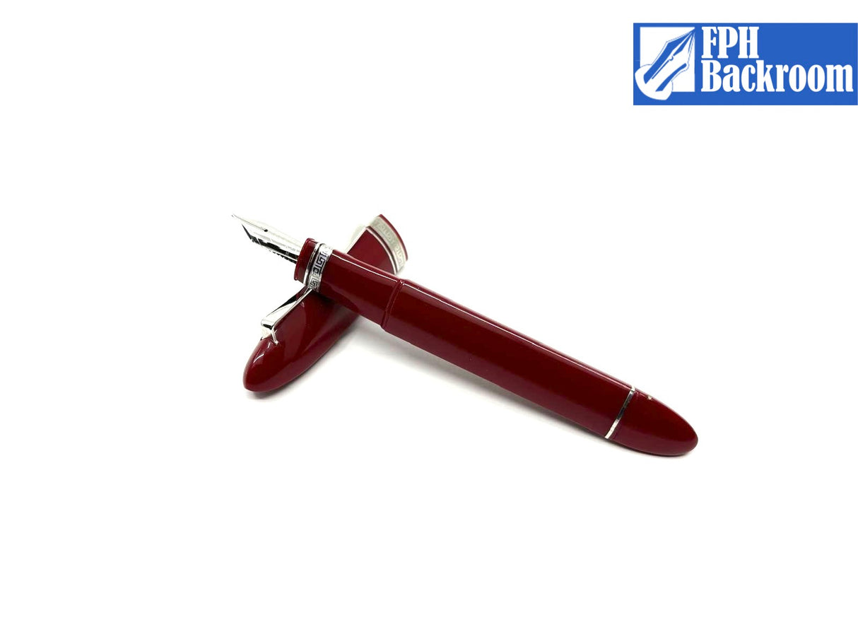 Omas #360 Triangulated Body Burgundy - Fountain Pen