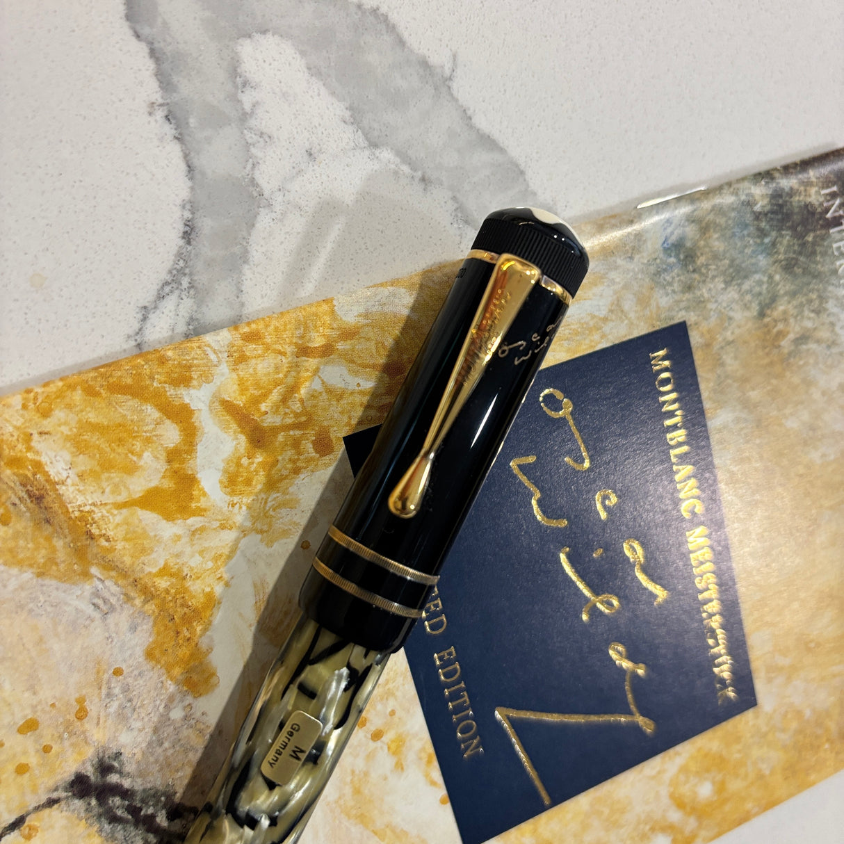 Montblanc Oscar Wilde Limited Edition Fountain Pen - Medium 18kt Gold Nib