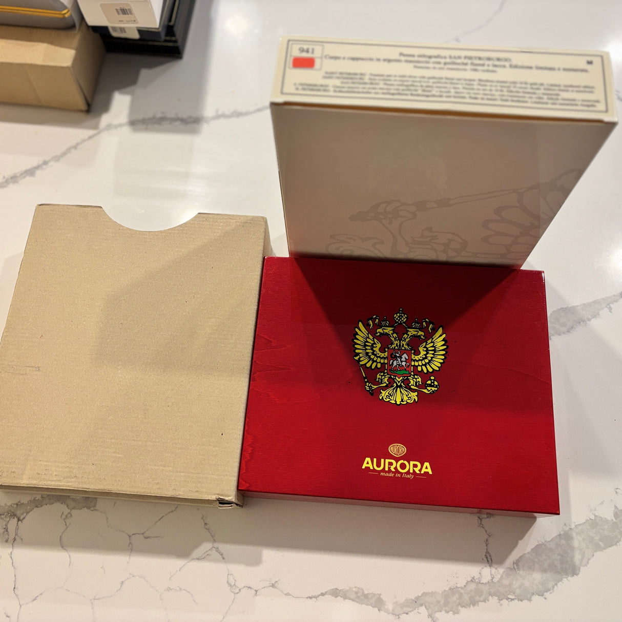 Aurora Saint Petersburg 300th anniversary Fountain Pen Limited Edition - Medium 18kt Gold Nib