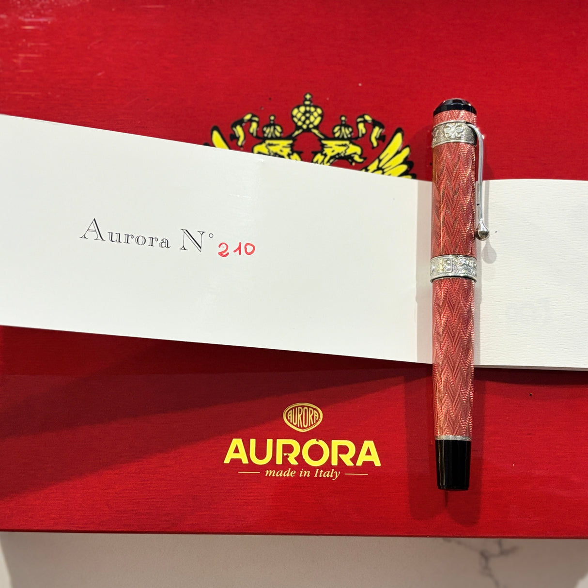 Aurora Saint Petersburg 300th anniversary Fountain Pen Limited Edition - Medium 18kt Gold Nib