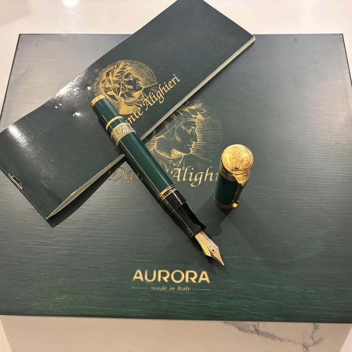 Aurora Dante Alighieri Limited Edition 1919 pens - Medium 18kt Gold Nib