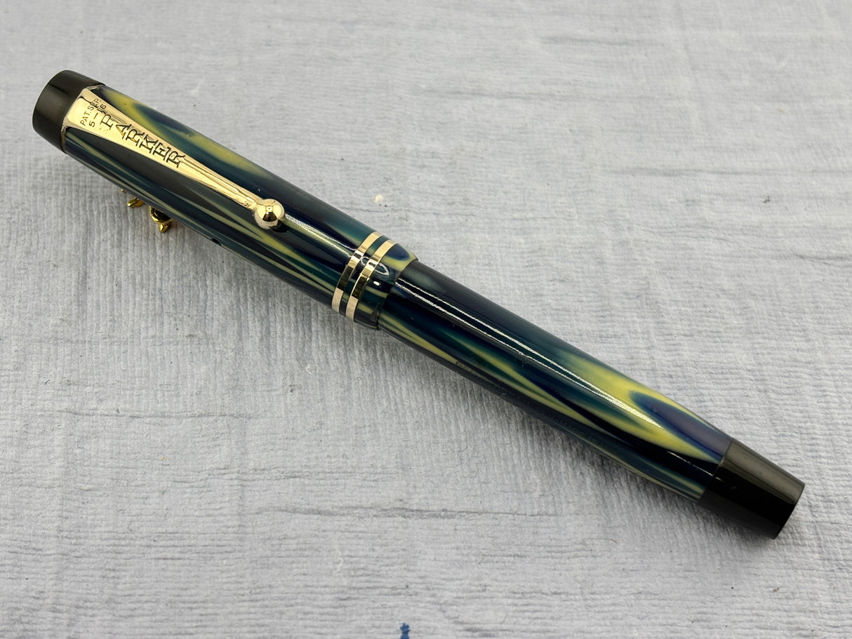 Parker Duofold Style Junior True Blue - Fountain Pen