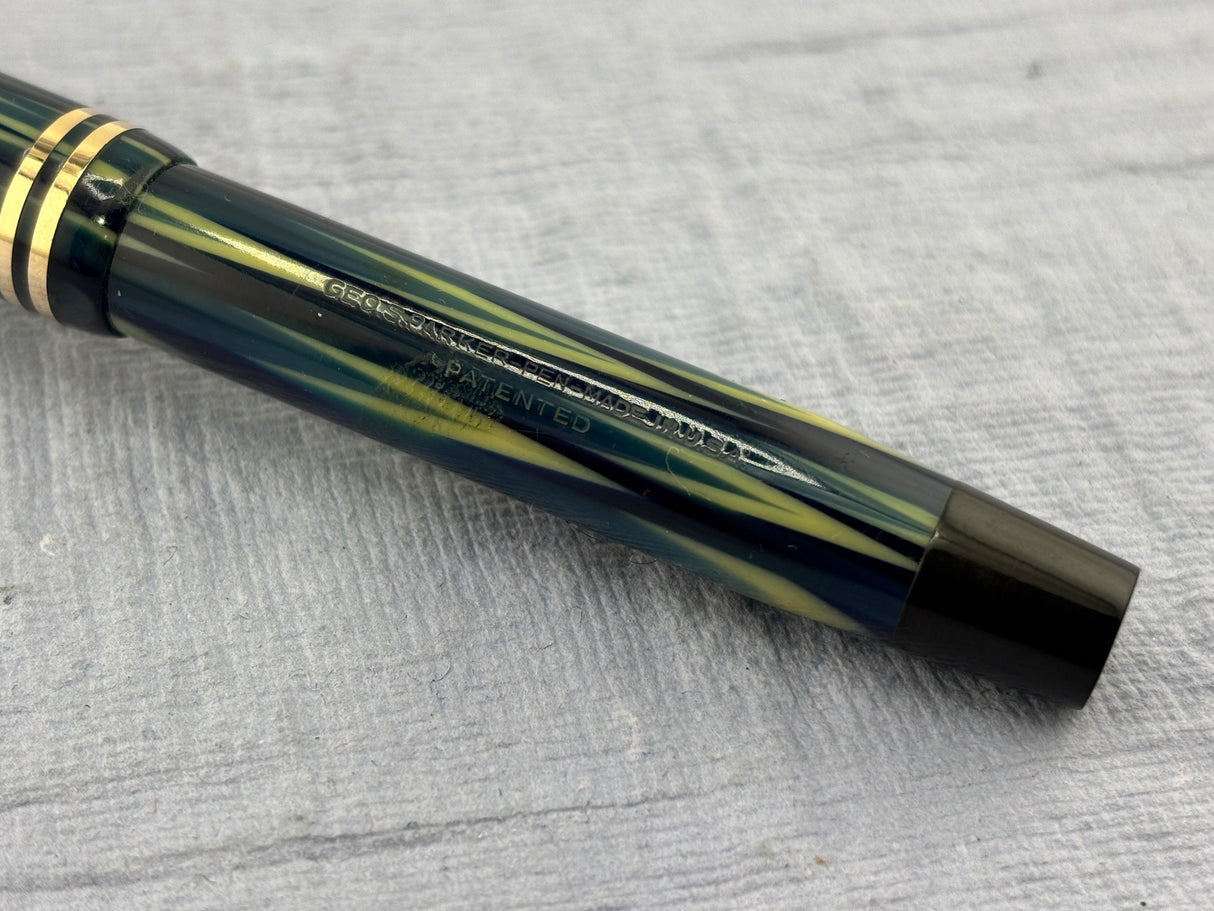 Parker Duofold Style Junior True Blue - Fountain Pen