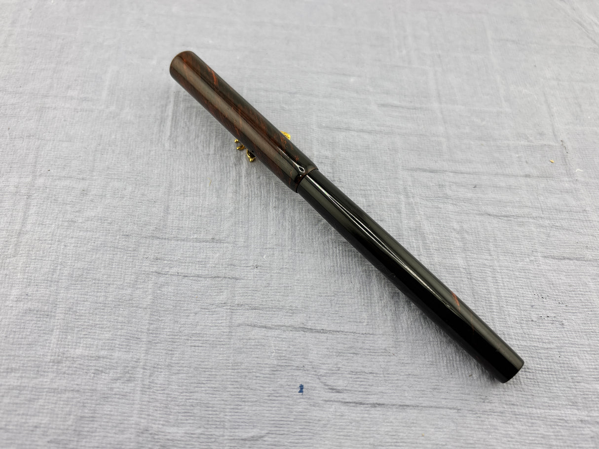 Parker 18 Mottled Hard Rubber Slip cap - Fountain Pen