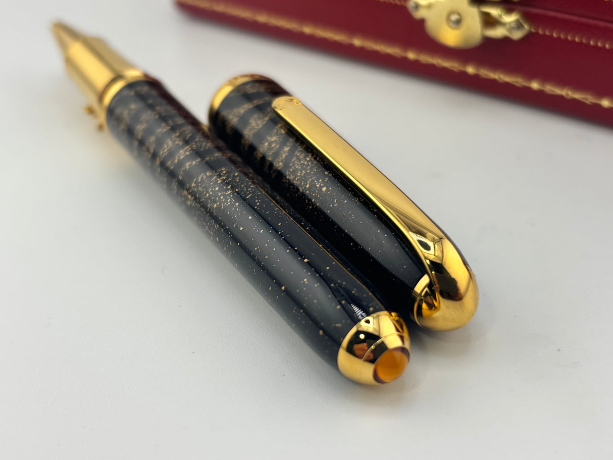 Cartier Louis Cartier Dandy Gold Powder Limited Edition Rollerball #065/ 1847 - Scarce & Gorgeous!