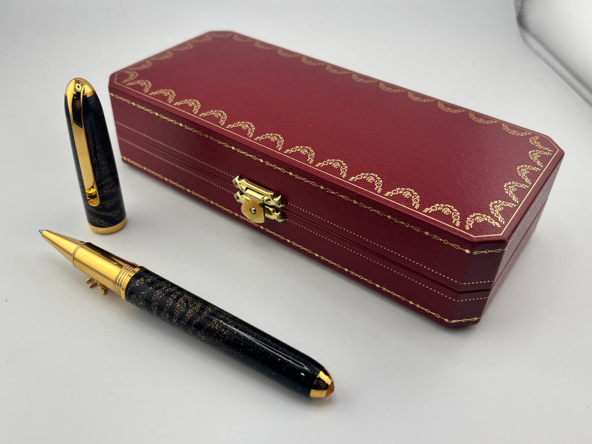 Cartier Louis Cartier Dandy Gold Powder Limited Edition Rollerball #065/ 1847 - Scarce & Gorgeous!