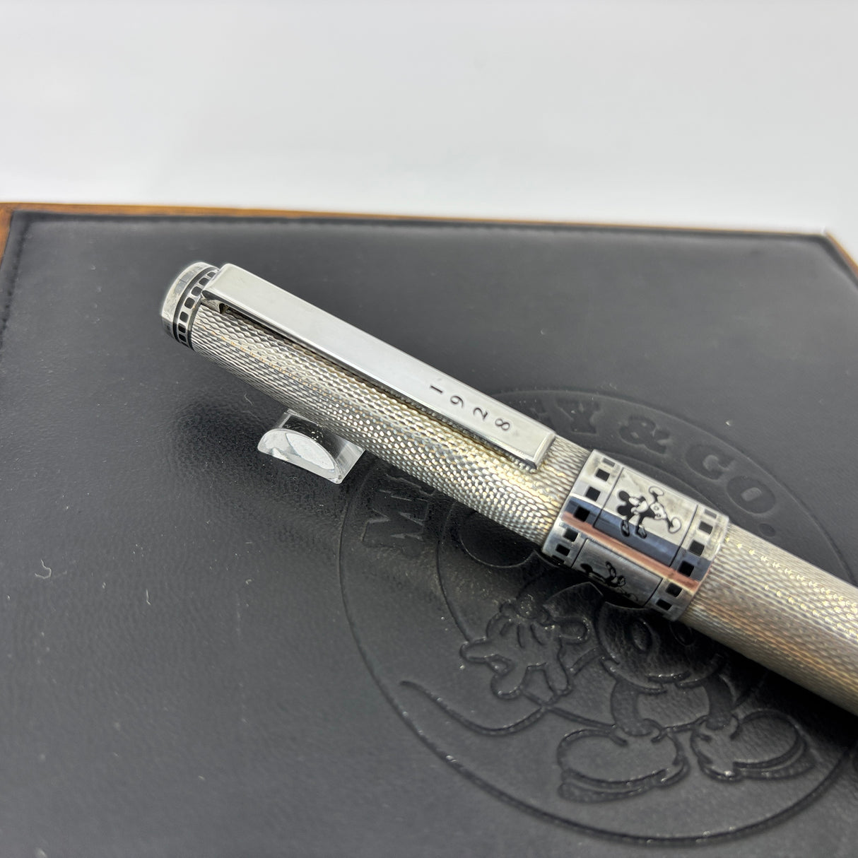 Colibri Mickey Mouse full sterling silver .925 Limited Edition Fountain Pen - Fine 18kt Gold Nib