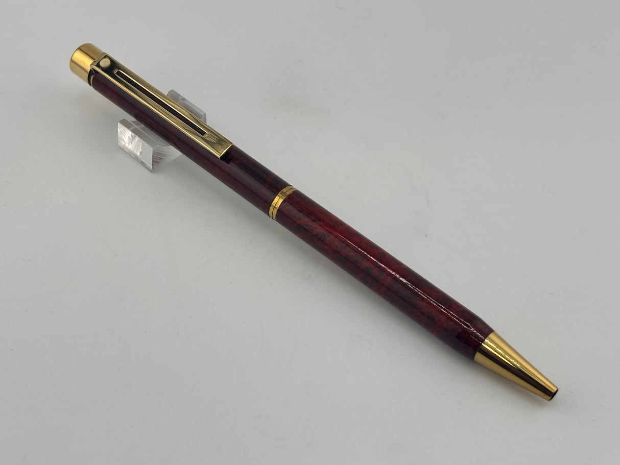 Sheaffer Targa Red Ronce Lacque Ballpoint Pen