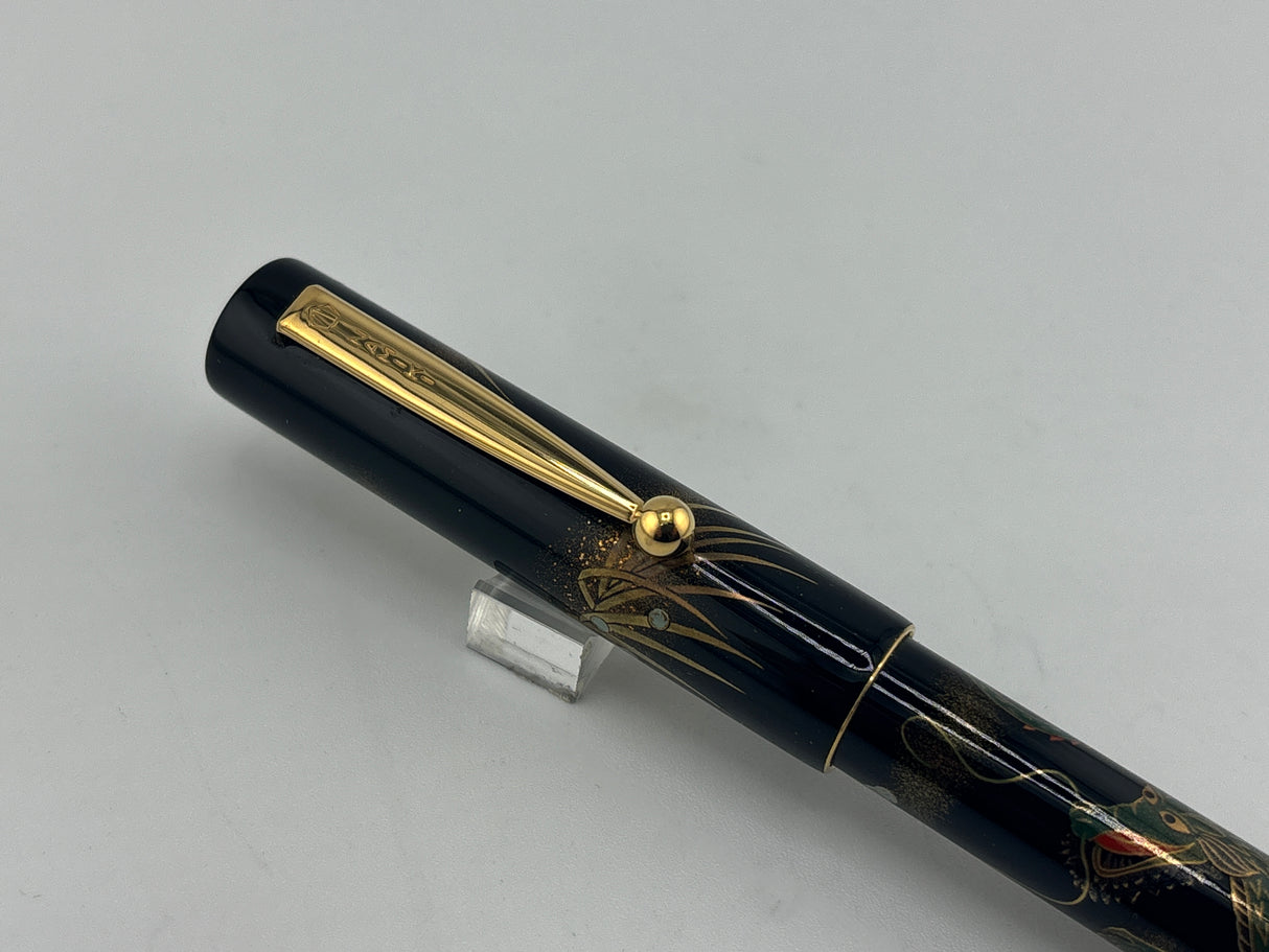 Namiki Maki-e Zodiac Dragon Fountain Pen - Medium 18kt Gold Nib