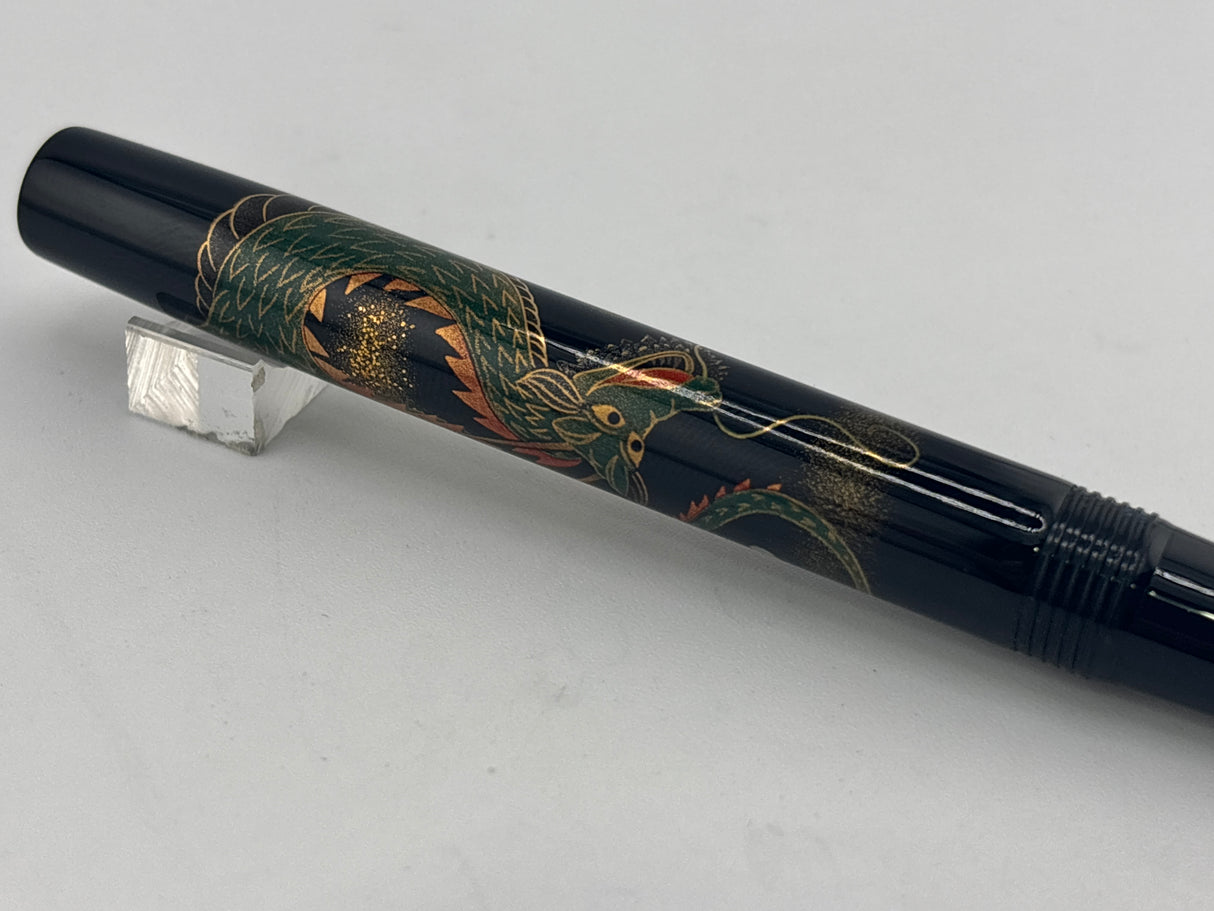 Namiki Maki-e Zodiac Dragon Fountain Pen - Medium 18kt Gold Nib