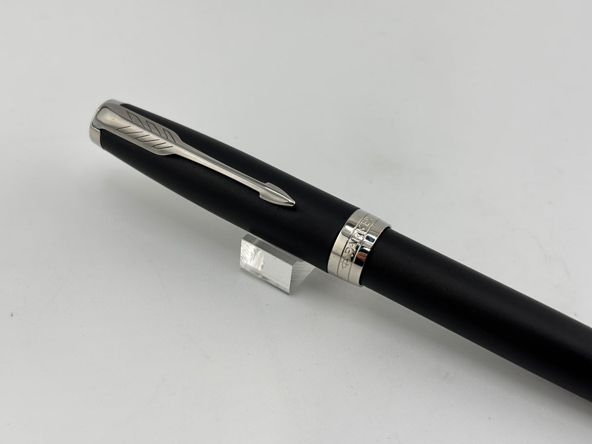 Parker Sonnet Black Matte lacquer chrome trim - Fountain Pen