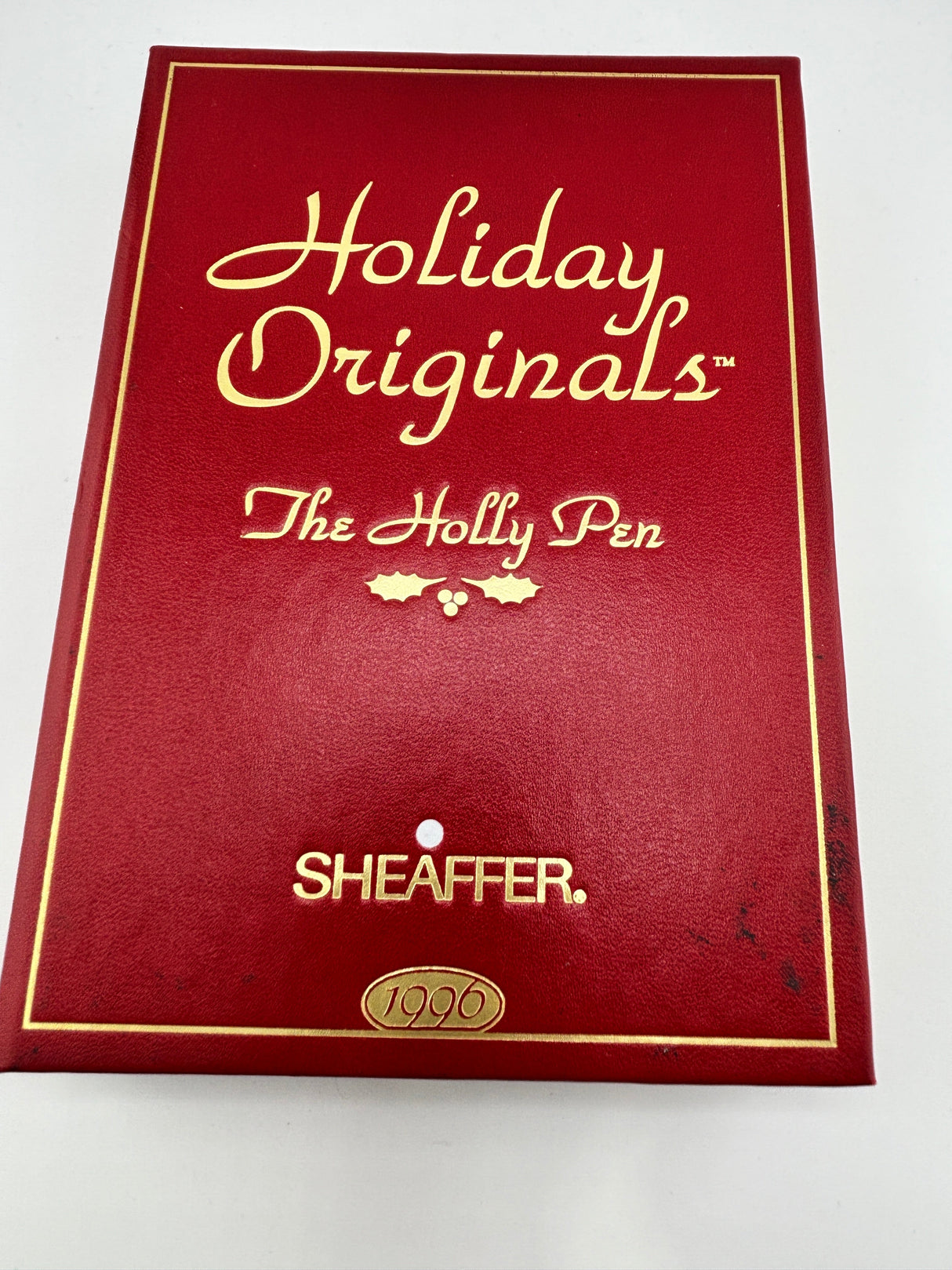 Sheaffer Holiday Original red " The Holly Pen " circa 1996 - Fountain Pen