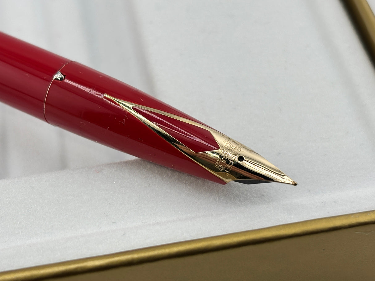 Sheaffer Holiday Original red " The Holly Pen " circa 1996 - Fountain Pen