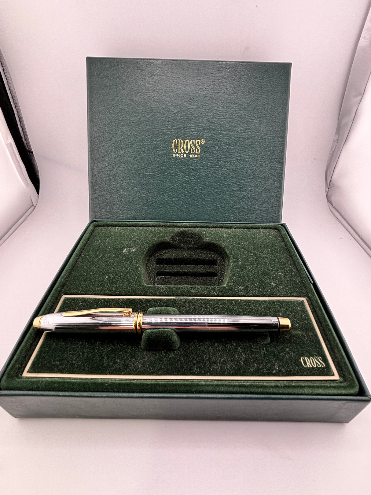 Cross Townsend Full Chrome gold trim circa 2000 - Fountain Pen