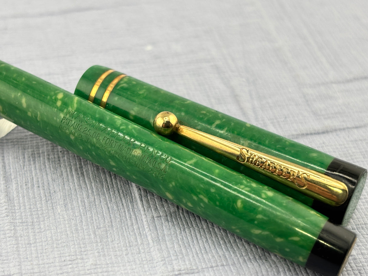 Sheaffer’s 5-30 Flat Top Green Jade - Fountain Pen