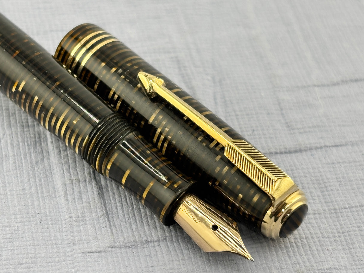 Parker Vacumatic Standard Golden Pearl Double Jewels - Fountain Pen