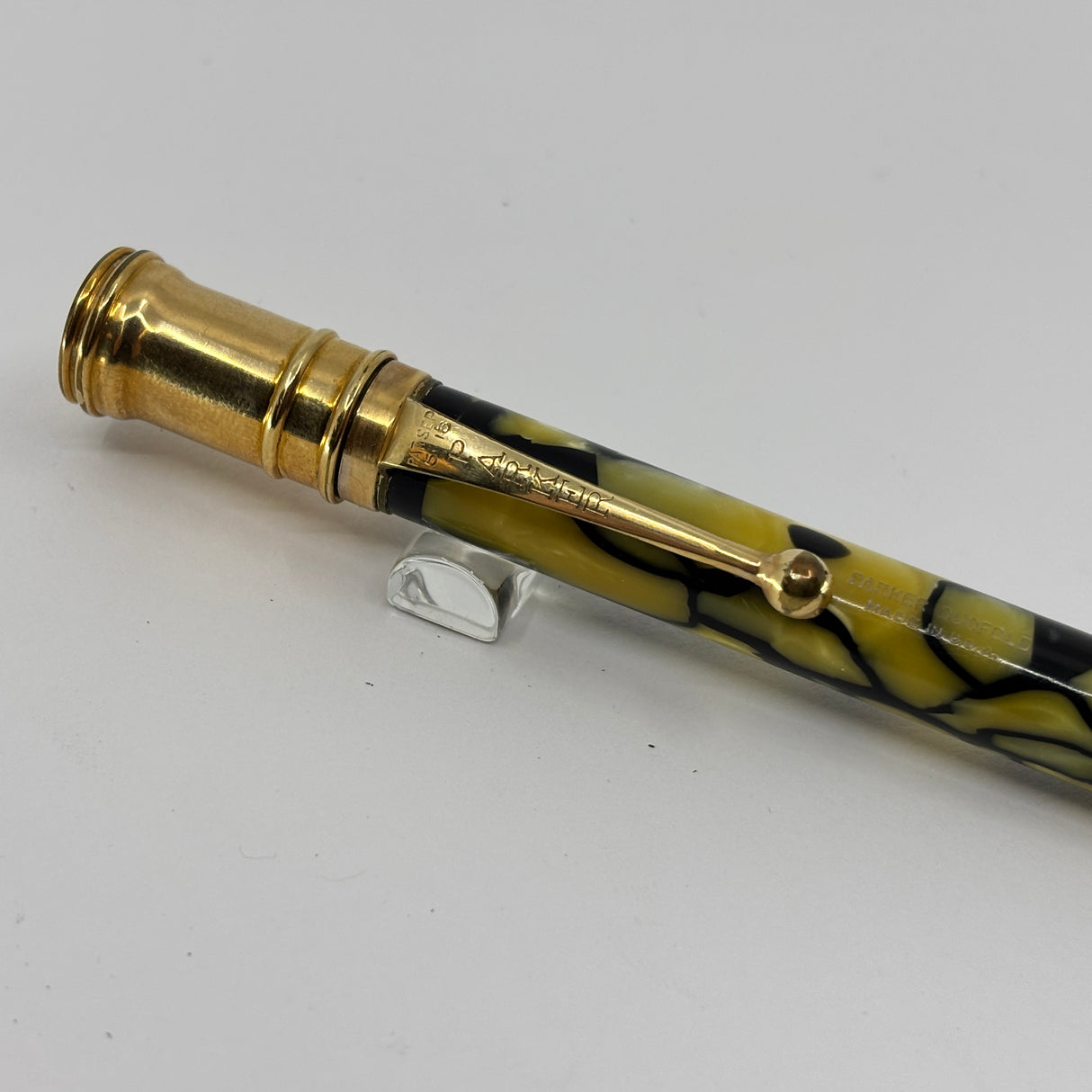 Parker Senior Duofold Black and Pearl Mechanical Pencil - Circa 1927