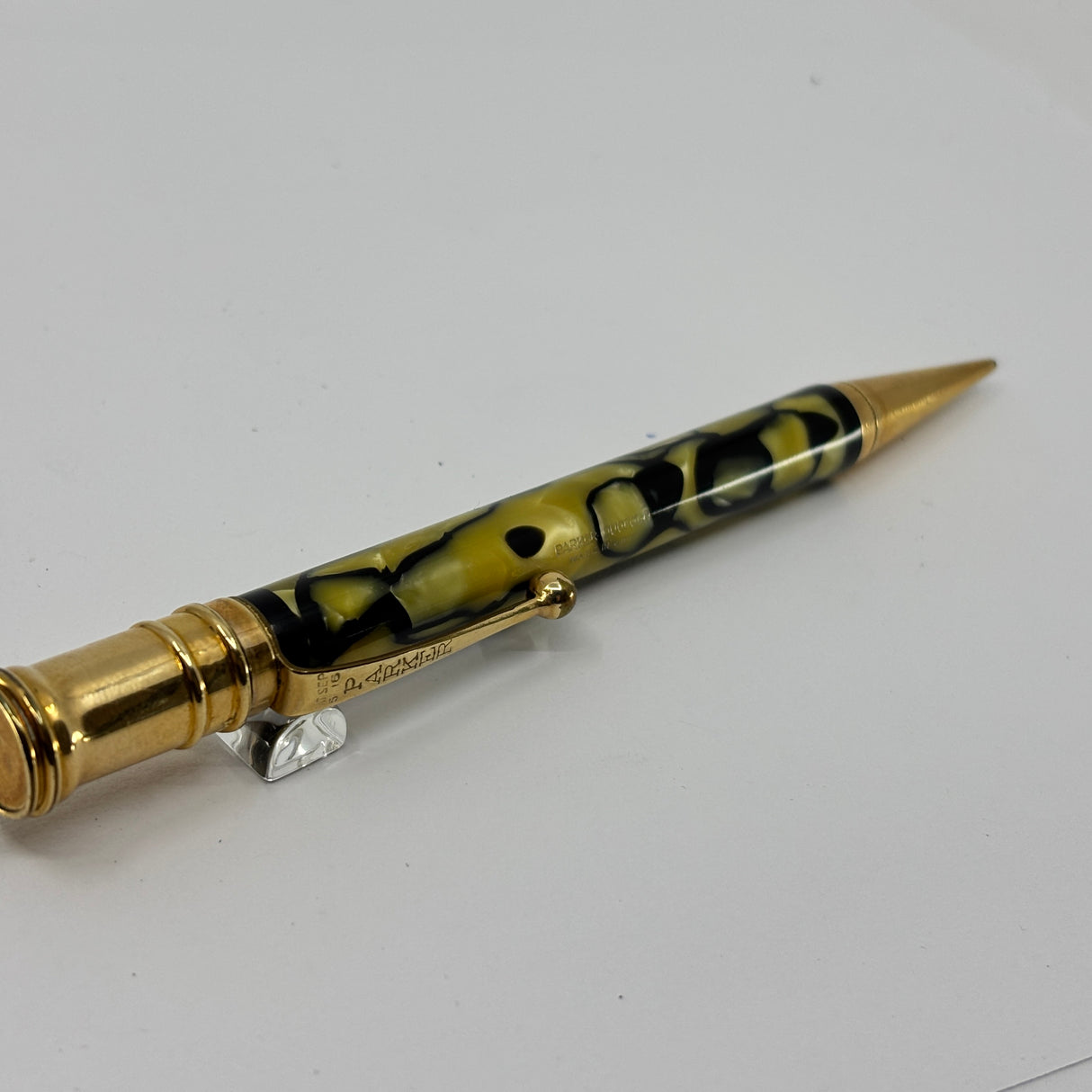 Parker Senior Duofold Black and Pearl Mechanical Pencil - Circa 1927