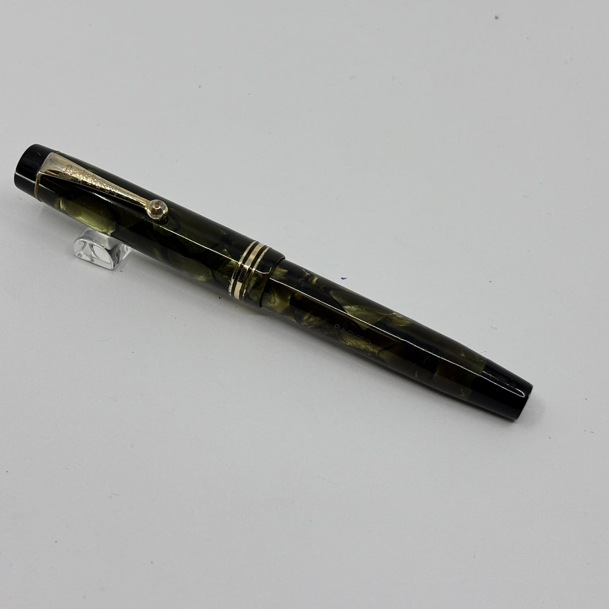 Parker Junior Duofold Streamline Green Marble - circa 1935