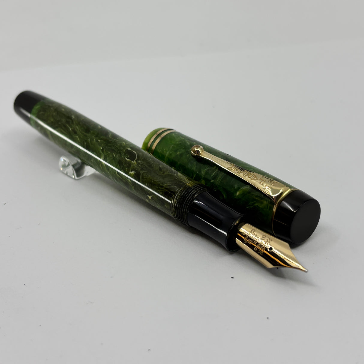 Parker Senior Duofold Canada Streamline Green Jade - circa 1930