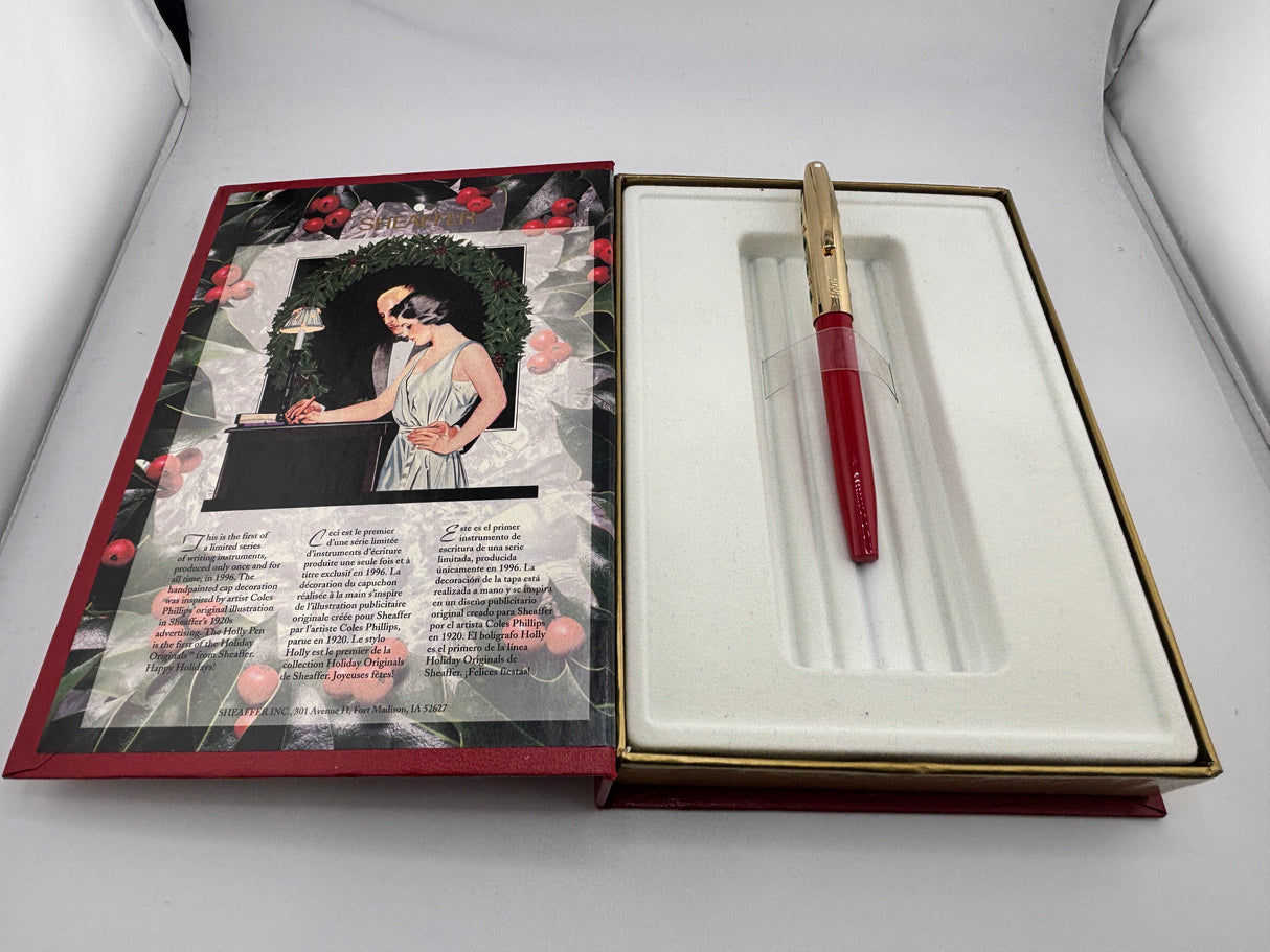 Sheaffer Christmas 1996 superb pen fully boxed NEW - Fountain Pen