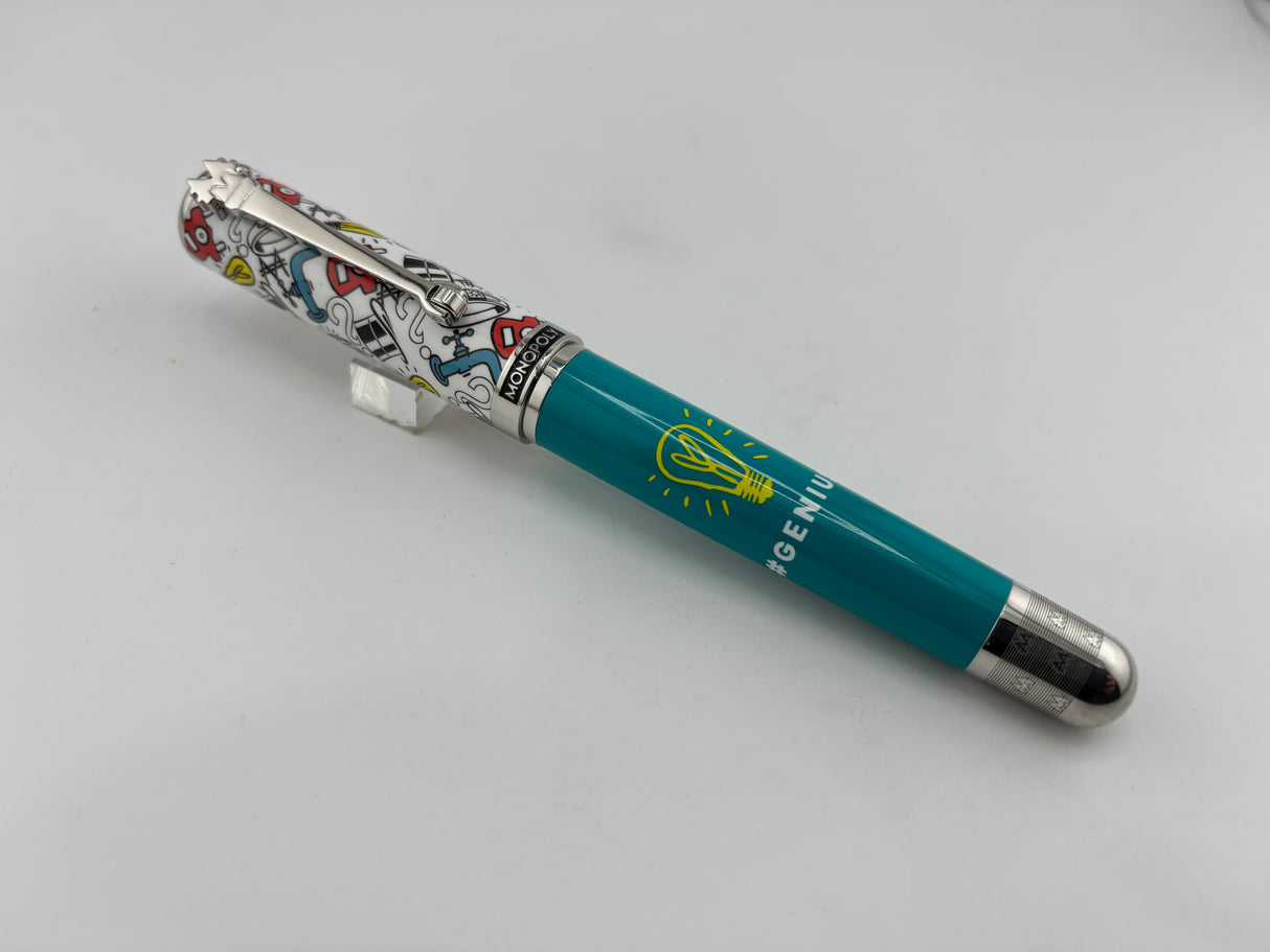 Montegrappa Monopoly "Genius" Edition Fountain Pen - Medium Stainless Steel Nib