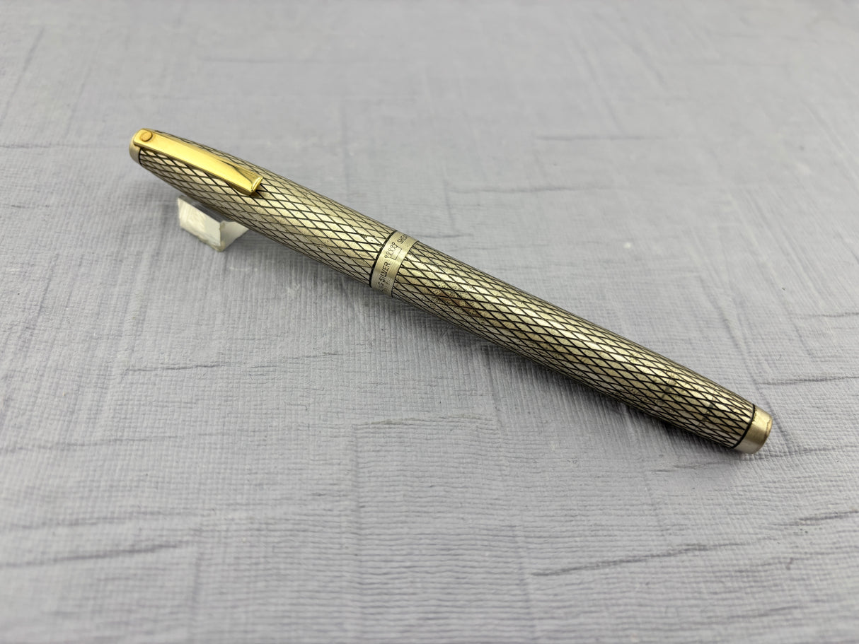 Sheaffer’s Imperial crossed lines sterling silver 925 - Fountain Pen