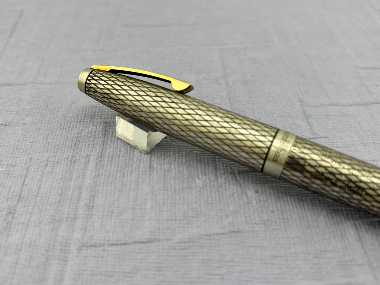 Sheaffer’s Imperial crossed lines sterling silver 925 - Fountain Pen