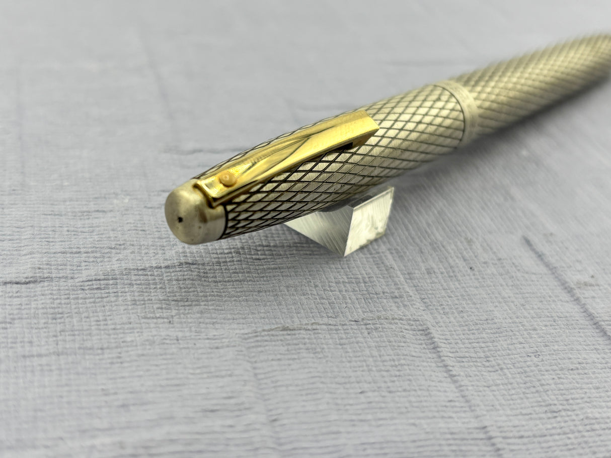 Sheaffer’s Imperial crossed lines sterling silver 925 - Fountain Pen