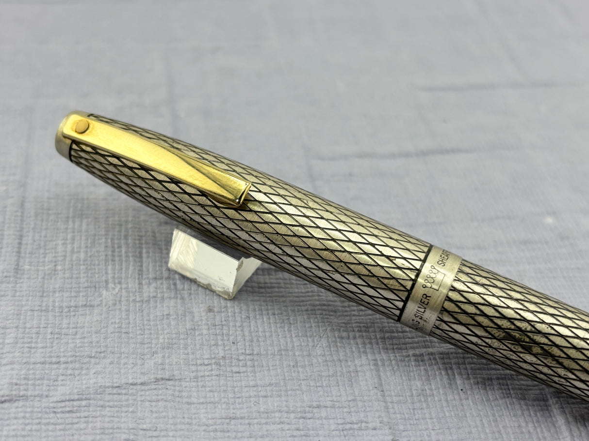 Sheaffer’s Imperial crossed lines sterling silver 925 - Fountain Pen