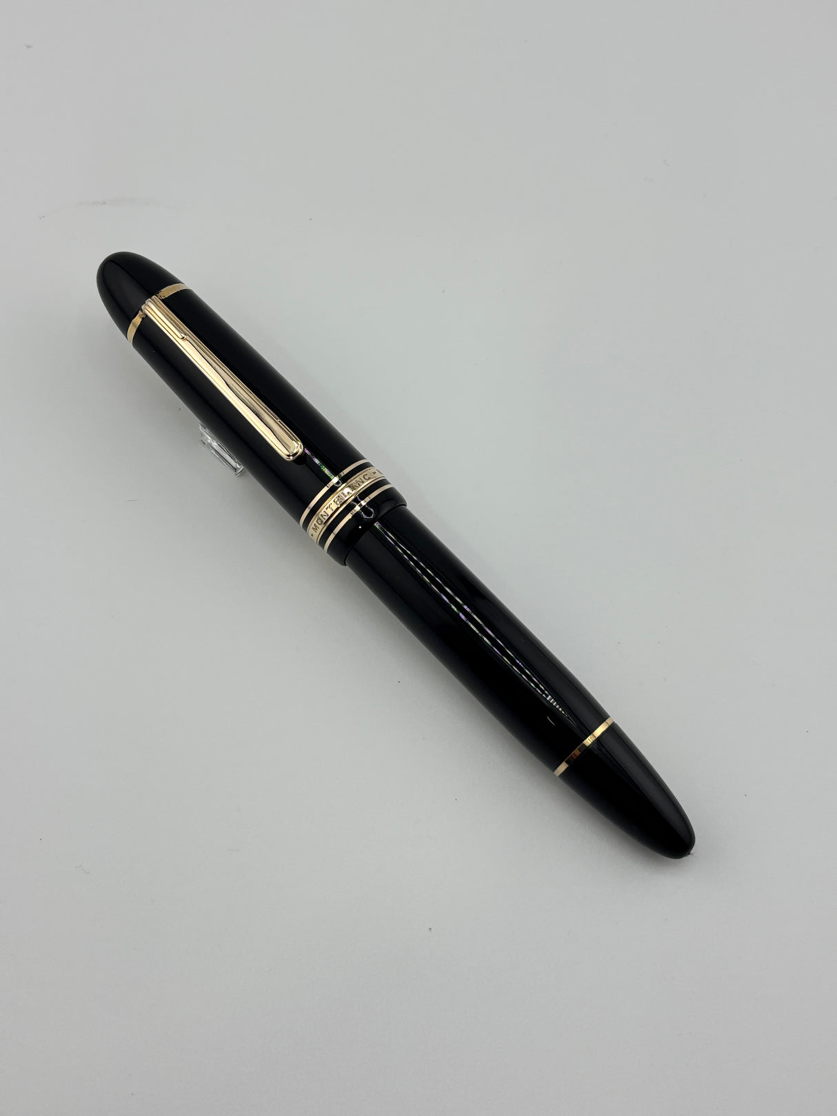 Montblanc 149 Fountain Pen Black - Flexy Extra Fine 14C Gold Nib - Circa 1980s
