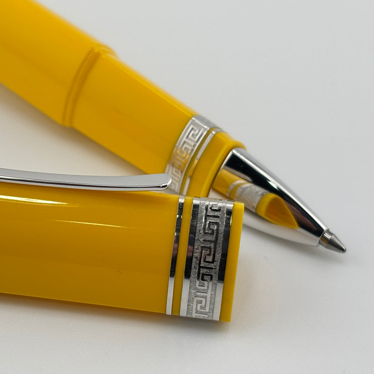 OMAS #360 Full Size Yellow Rollerball - Circa 2000 - Compatible Refills Now Available!