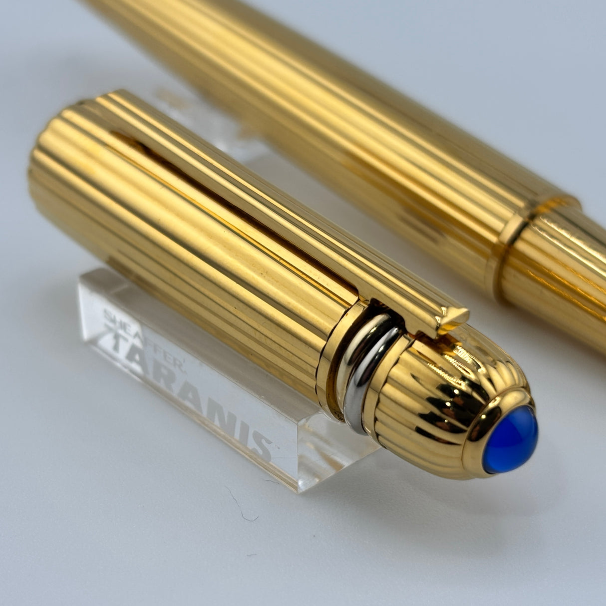 Cartier Pasha Fluted Gold-Plated Rollerball - Heavy 10 Microns Gold Plated - An Icon of Cartier