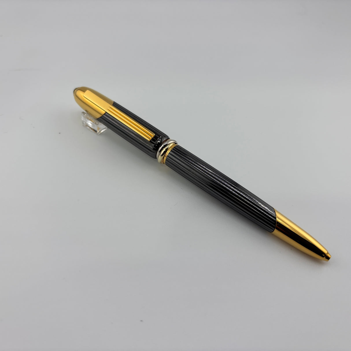 Cartier Cougar Titanium Grey Ballpoint Pen - Circa 1990