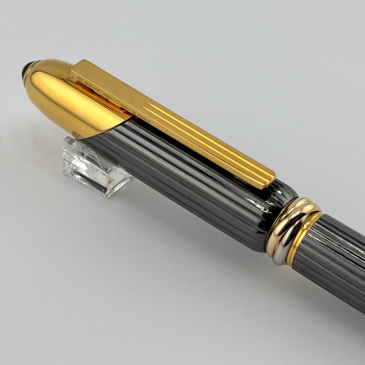 Cartier Cougar Titanium Grey Ballpoint Pen - Circa 1990