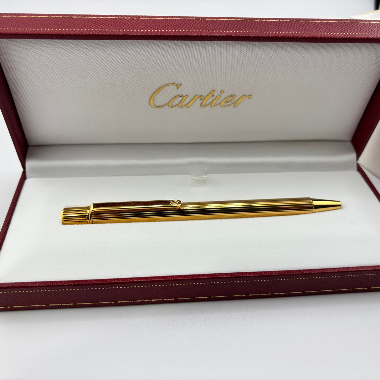 Cartier Ballpoint Pen - Must de Cartier Gold Plated 10 Microns - Circa 1985