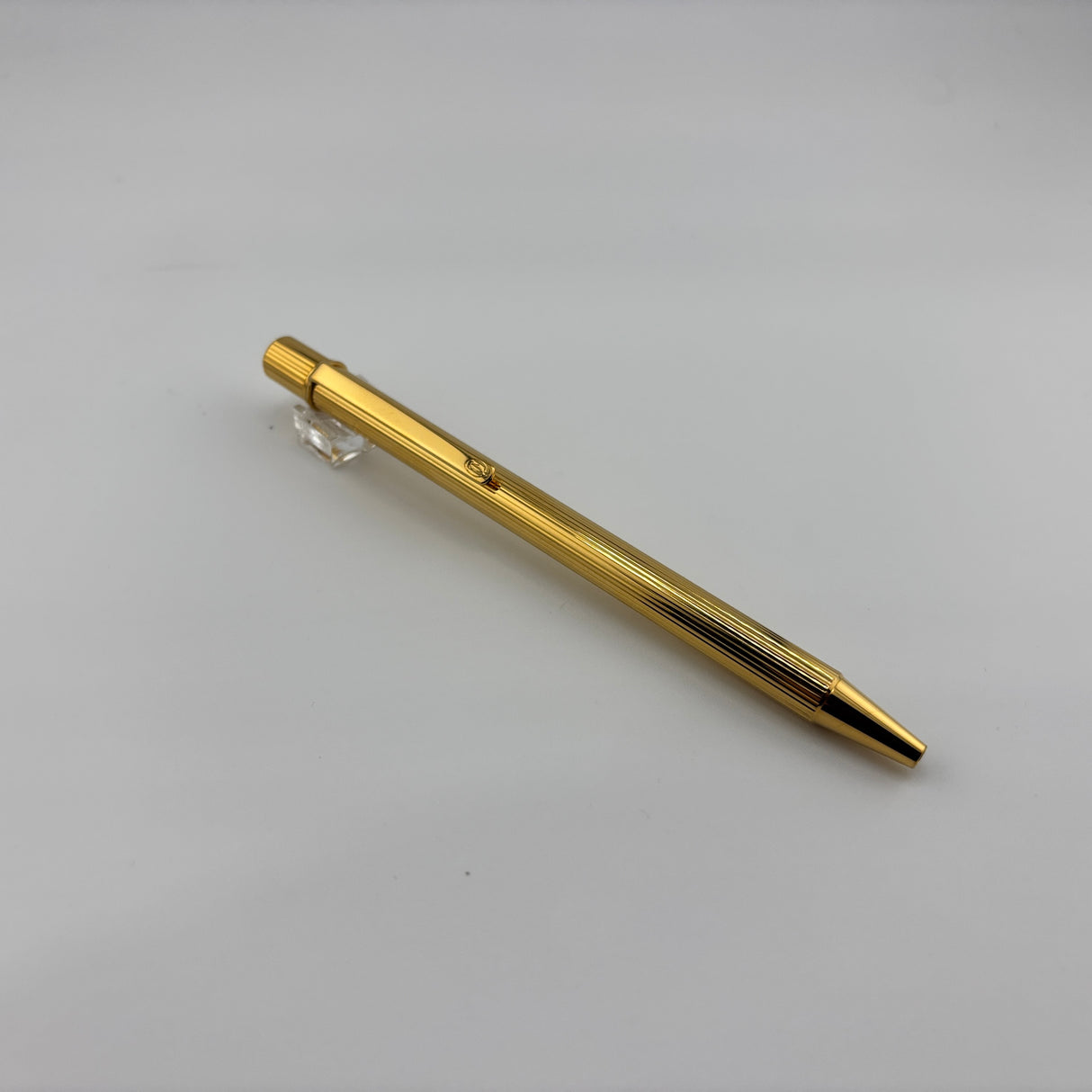Cartier Ballpoint Pen - Must de Cartier Gold Plated 10 Microns - Circa 1985