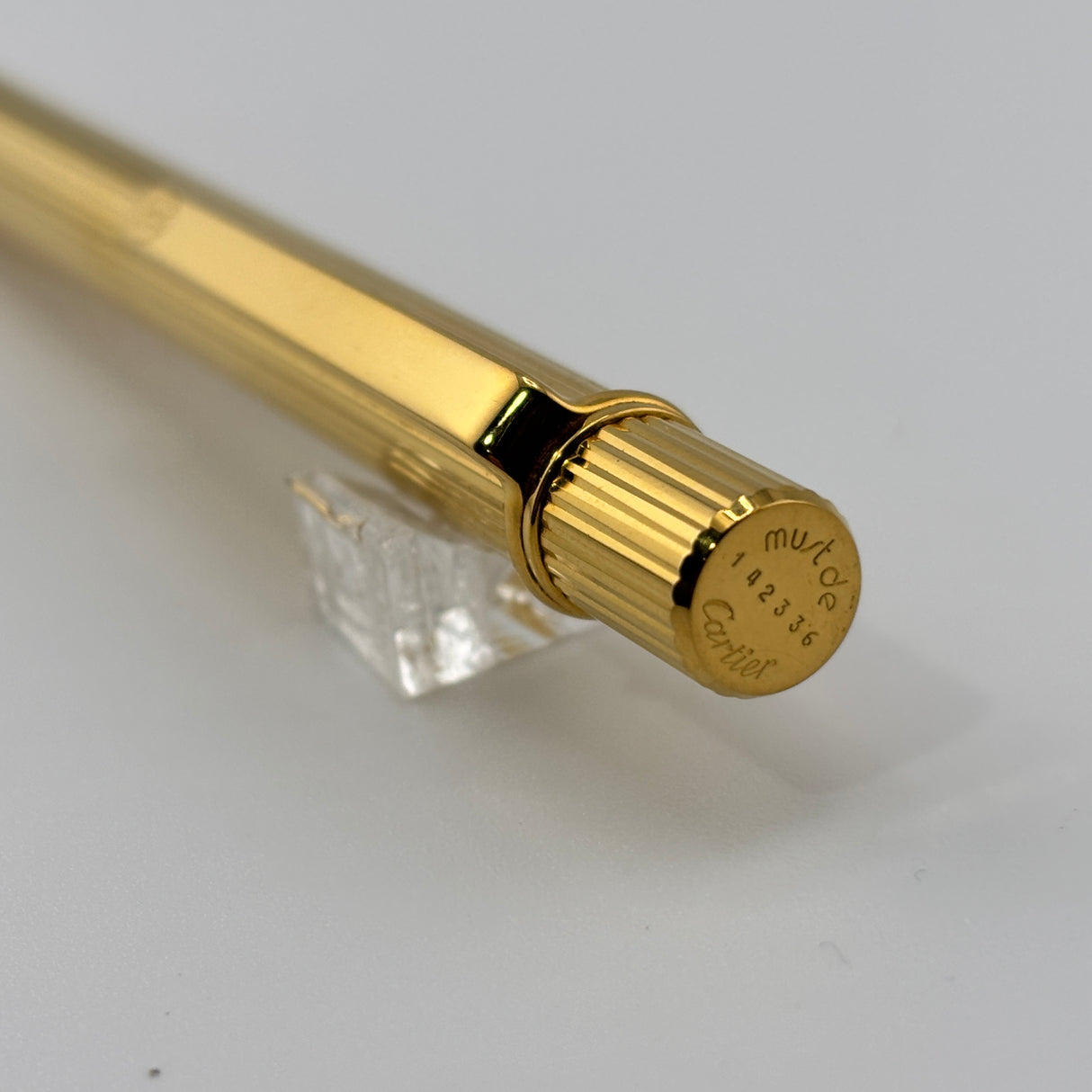 Cartier Ballpoint Pen - Must de Cartier Gold Plated 10 Microns - Circa 1985
