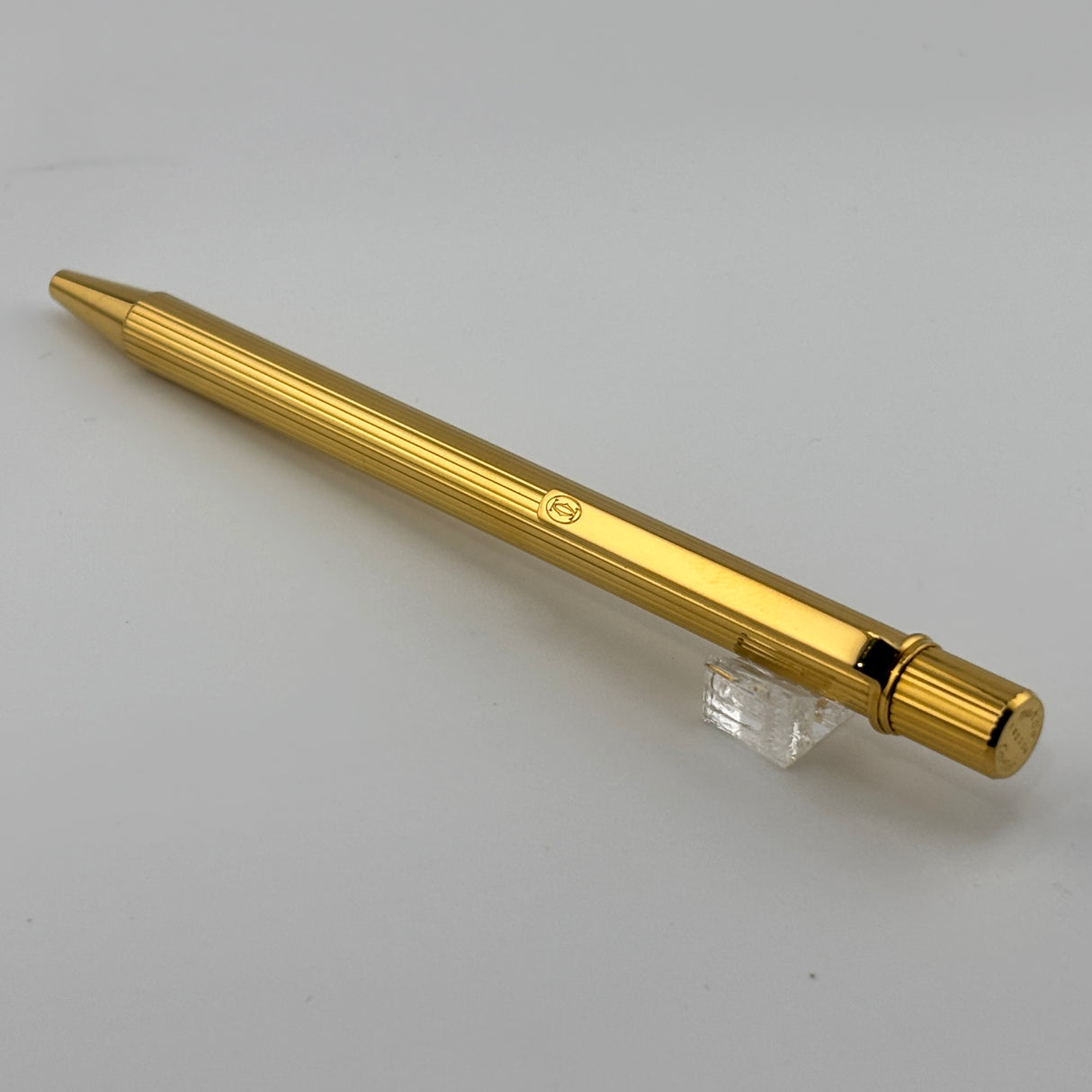 Cartier Ballpoint Pen - Must de Cartier Gold Plated 10 Microns - Circa 1985