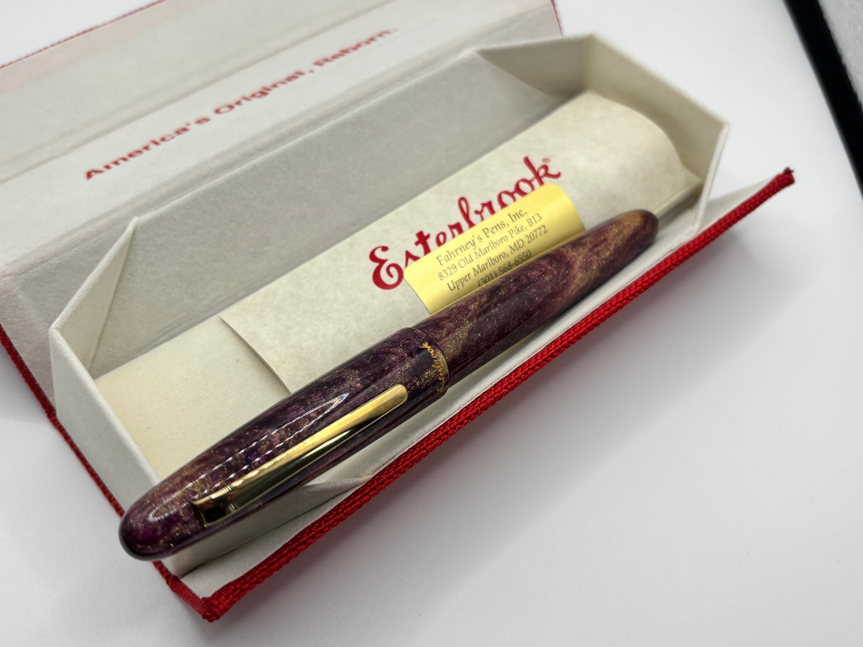 Esterbrook Estie Scribe Oversize Aqua Gold - Fountain Pen