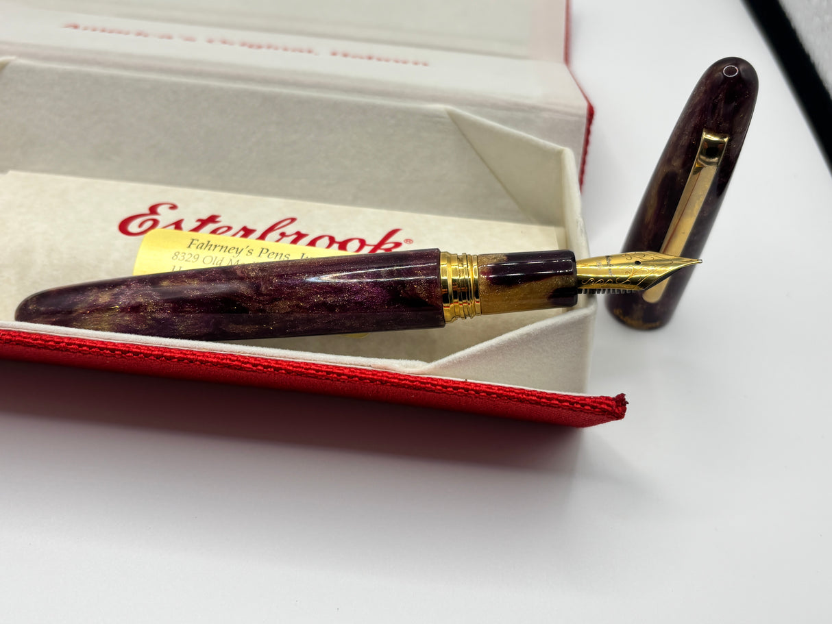Esterbrook Estie Scribe Oversize Aqua Gold - Fountain Pen