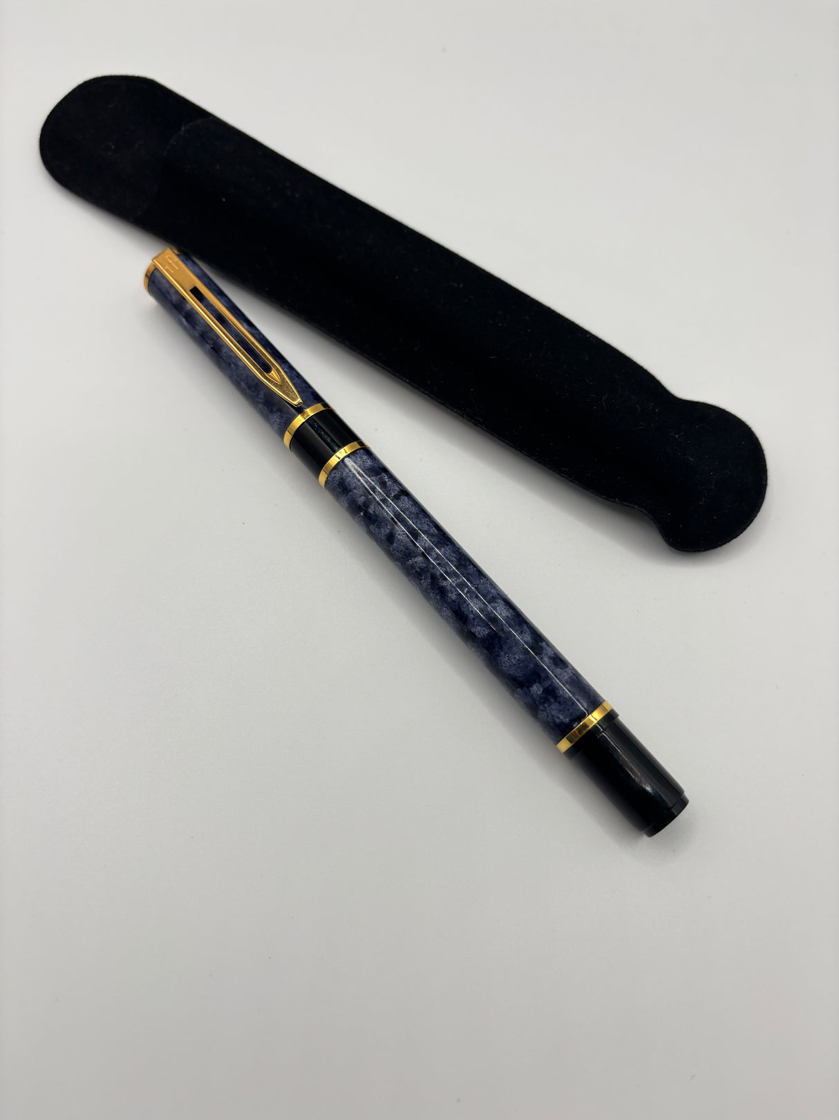 Waterman Laureat Blue Marble Lacquer - Fountain Pen