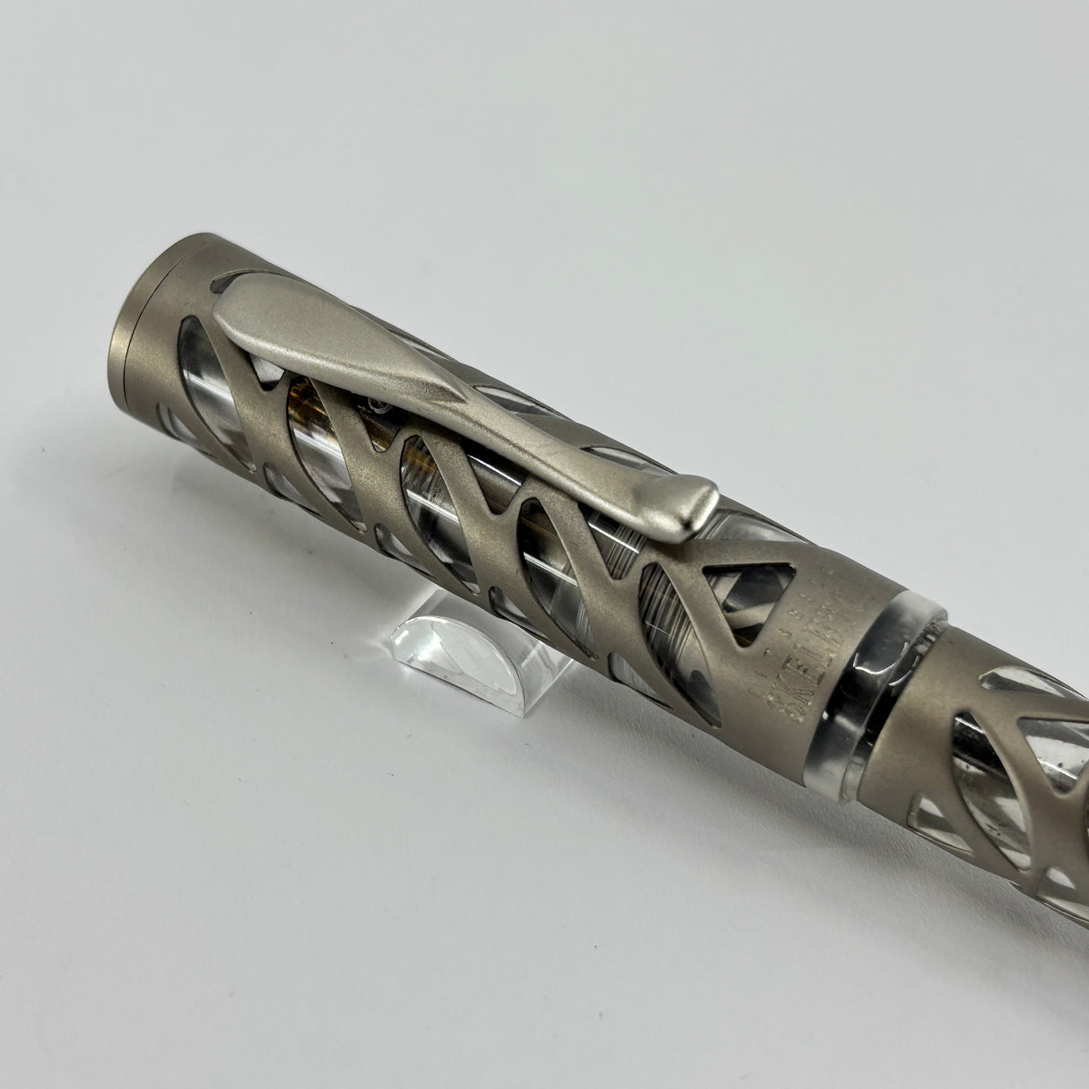 Visconti Titanium Skeleton Limited Edition Fountain Pen - Fine 18kt Gold  Nib