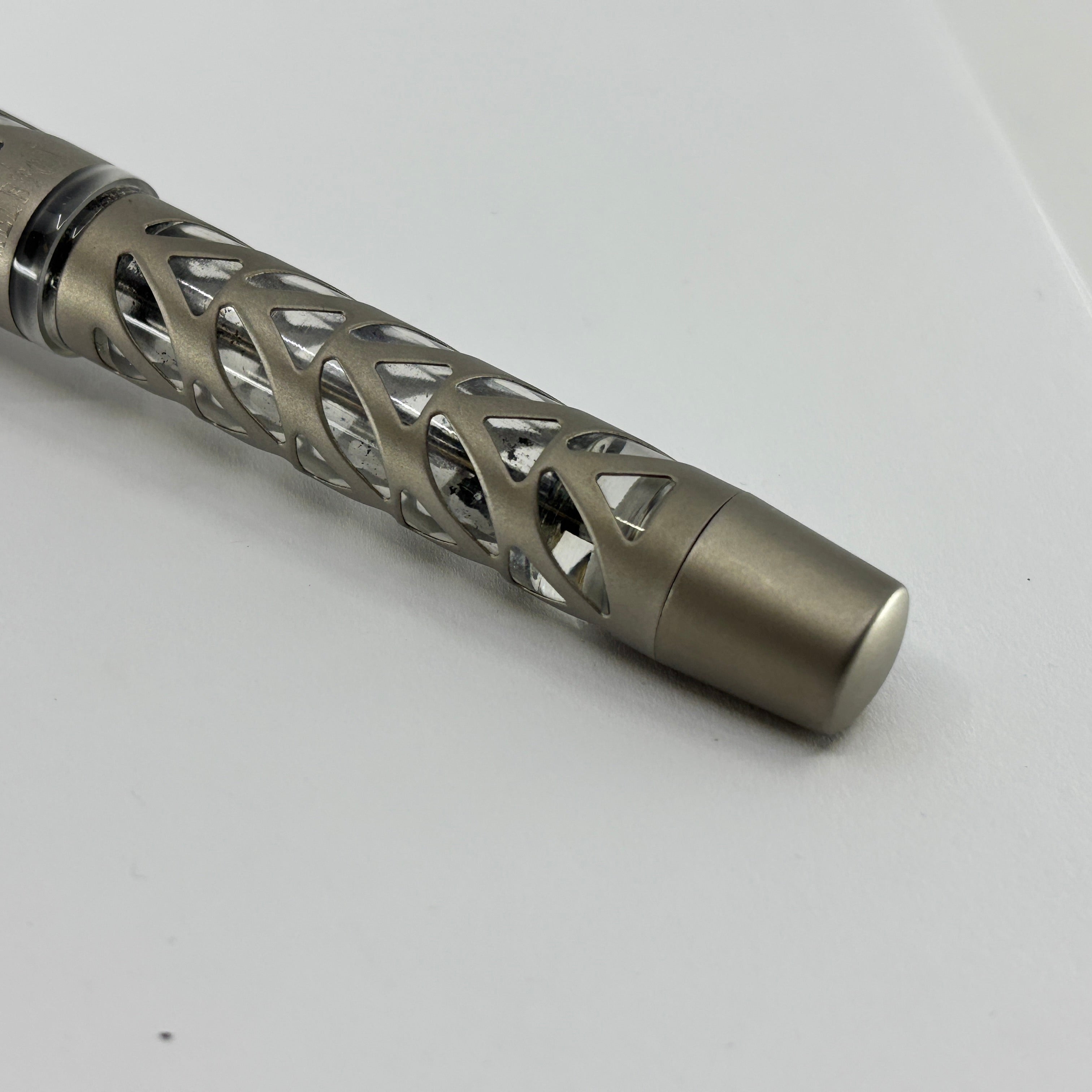 Visconti Titanium Skeleton Limited Edition Fountain Pen - Fine 18kt Gold  Nib