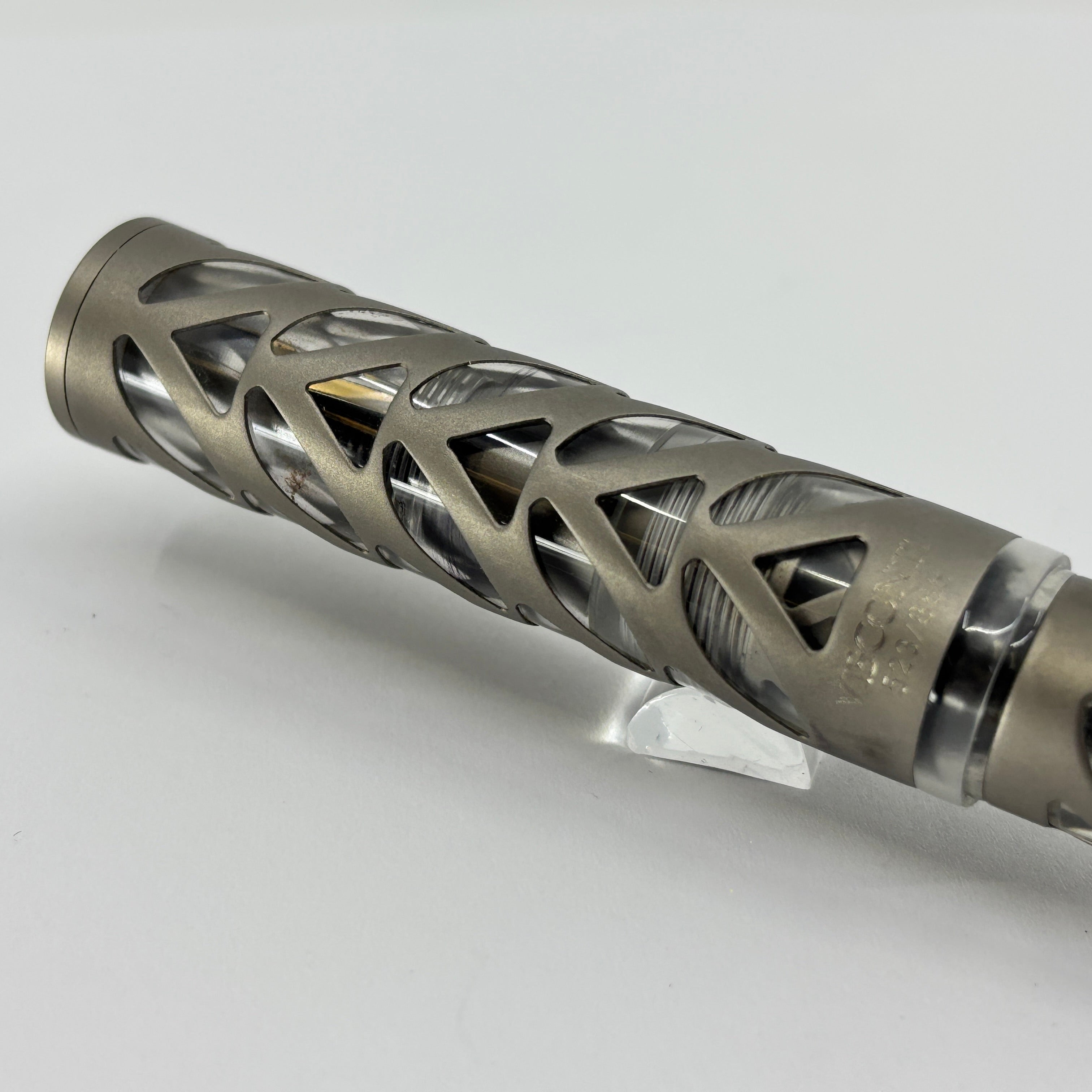 Visconti Titanium Skeleton Limited Edition Fountain Pen - Fine 18kt Gold  Nib