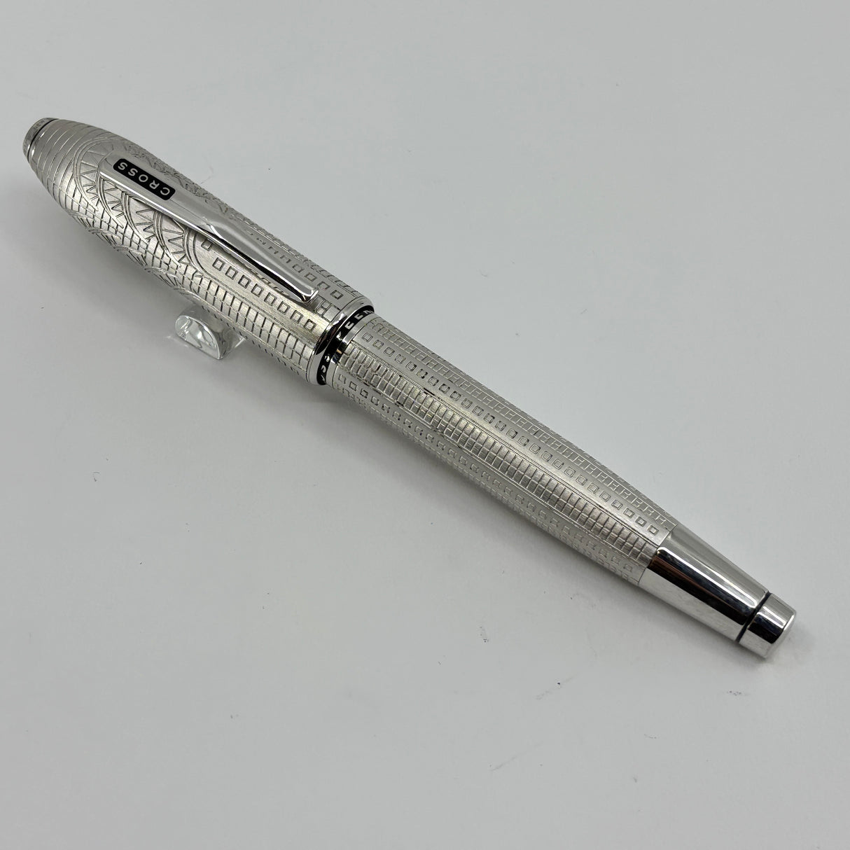 Cross Peerless Intricately Engraved Limited Production NYC Fountain Pen - Broad 18kt Gold Nib